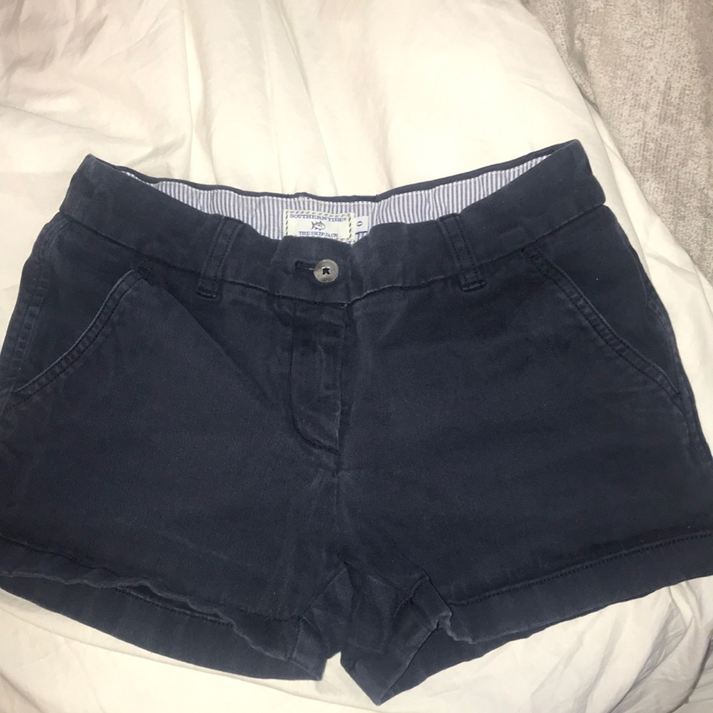 Navy Southern Tide shorts